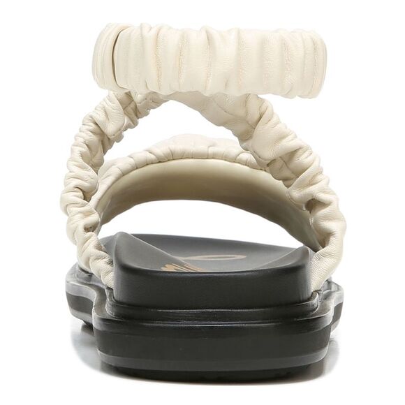 NWT SAM EDELMAN Womens Ivory Crocodile Velma Platform  Leather Sandals 8 M - Picture 2 of 5